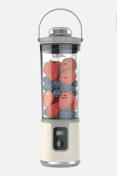 Rechargeable Portable Blender &ndash; Instant Juice, Smoothie &amp; Shake Maker for Gym, Travel &amp; Office, 7000W High-Speed Blender with 450ml Cup