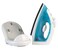 Cordless Steam Iron 1600W &ndash; Ceramic Coated Soleplate with Quick Reheat, Steam/Spray/Dry Functions, Burst Steam &amp; Overheat Protection, White/Blue