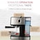 Coffee Machine with Milk Frother, 15 Bar Espresso Maker, 1.5L Removable Water Tank, Dual Stainless Steel Filter, High Pressure Steam Frothing, Cappuccino Latte Coffee Maker for Home &amp; Office