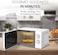 20 Liter Microwave Oven for Home Kitchen, 5 Power Settings, Defrost Function, Easy Knob Controls, Push Button Opening Door, Compact Countertop Microwave with 1 Year Warranty