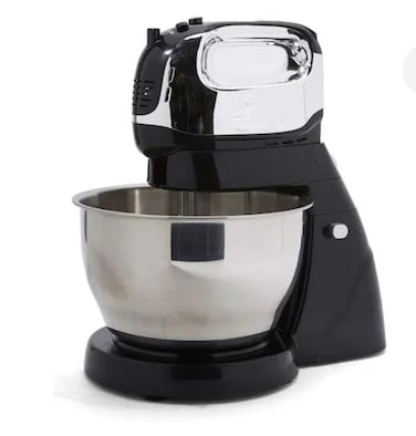 350W Kitchen Stand Mixer with Bowl, Variable Speed Mixer, Dough Hooks and Beaters, Smooth Dough Mixing Machine for Cake, Bread & Pastry Baking
