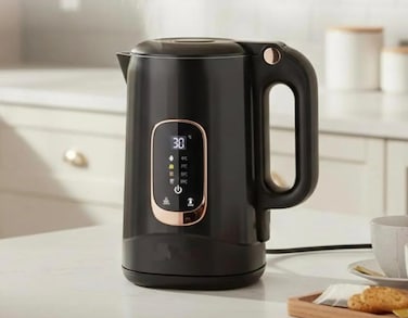 Fast Boil Electric Kettle 2L, Touch Control Water Kettle with Cool Touch Exterior, 360 Degree Rotating Base, Boil Dry Protection