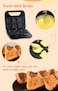 Electric Cartoon Cookie Maker 6 Slot, 750W Non Stick Cookie Baking Machine for Home, Office, Kids Snacks, Parties &amp; Special Occasions
