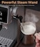 Professional Espresso Machine with Grinder, Digital Touch Screen Coffee Maker, 20 Grind Settings, Steam Wand & Dual Cup Brewing System