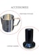 Professional Espresso Coffee Maker with Grinder, 15 Bar Pressure System, Large 2.3L Water Tank, Stainless Steel Café Style Coffee Machine