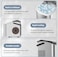 Portable Ice Maker Machine 8KG/Day Countertop Ice Maker, 2L Water Tank, Fast Ice Making with Scoop, Quiet Compact Ice Machine for Home, Kitchen, Office, Café, Bar & Parties