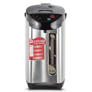 6.8L Stainless Steel Hot Water Boiler Dispenser with Auto Dispense, Shabbat Mode, Digital Temperature Control, Thermal Pump Pot, Tea Boiler and Mulled Wine Warmer for Home, Office & Events