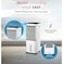 Portable 12L Air Cooler with Ionizer, 3-Speed Evaporative Cooling Fan, Remote Control, Auto Oscillation, 7.5-Hour Timer, Honeycomb Pads, Quiet Energy-Saving Cooler for Living Room, Bedroom & Office