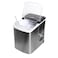 Portable 12KG Ice Maker Machine with Stainless Steel Body, LED Control Panel, Dual Ice Sizes, Removable Basket, Fast Countertop Ice Maker for Kitchen, Office, Caf&eacute;, Bar &amp; Parties