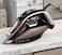 Ceramic Steam Iron with 400ml Water Tank, Non-Stick Ceramic Soleplate, Portable Household Iron Steamer with Adjustable Temperature, Powerful Steam for Clothes and Fabrics