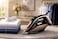 Ceramic Steam Iron with 400ml Water Tank, Non-Stick Ceramic Soleplate, Portable Household Iron Steamer with Adjustable Temperature, Powerful Steam for Clothes and Fabrics