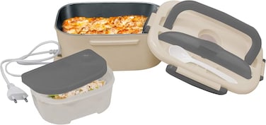 Portable Electric Lunch Box Food Heater, Multi-Functional Heated Lunch Box with Removable Container, Leakproof Design for Office, Home, Travel and School