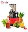 Orvix Slow Juicer Machine 500W, Cold Press Juicer for Fruits and Vegetables, High Yield Juice Extractor with Wide Feed Chute, BPA-Free, Easy to Clean