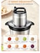 14L Commercial Food Chopper 1200W, Stainless Steel Meat Grinder & Blender, Heavy Duty Food Processor with Safety Lock and Sharp Stainless Steel Blades