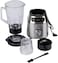 Powerful 2 in 1 Stainless Steel Blender with Grinder – Ice Crush, Pulse & 3-Speed Control, Heavy Duty Smoothie and Juice Maker
