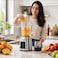 2 in 1 Heavy Duty Blender 1.5L with Grinder – Powerful Multifunction Food Processor, Juicer, Smoothie Maker, Ice Crusher & Stainless Steel Blender for Kitchen Use