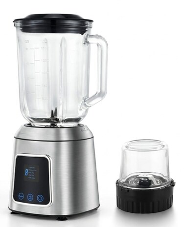 Heavy Duty 1.5L Blender and Grinder – 2 in 1 Multifunction Juicer, Food Processor, Smoothie Maker with Ice Crush and Pulse Function