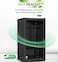 90L Beverage Fridge with Glass Door, Compact Display Cooler, Energy Efficient Showcase Chiller, LED Light, Adjustable Shelves, Single Door Beverage Refrigerator for Home, Office, Shop & Café