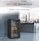 90L Beverage Fridge with Glass Door, Compact Display Cooler, Energy Efficient Showcase Chiller, LED Light, Adjustable Shelves, Single Door Beverage Refrigerator for Home, Office, Shop & Café