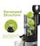 Whole Fruit &amp; Vegetable Slow Juicer, Professional Cold Press Masticating Juicer with High Juice Yield, Quiet Motor, Pulp Separation, Juice Cup Included, Easy to Clean for Healthy Homemade Juice
