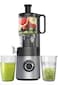 Whole Fruit &amp; Vegetable Slow Juicer, Professional Cold Press Masticating Juicer with High Juice Yield, Quiet Motor, Pulp Separation, Juice Cup Included, Easy to Clean for Healthy Homemade Juice