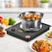 Single Burner Electric Stove 1500W, Portable Hot Plate with Variable Temperature Control, Space-Saving Cooker for Home, Office and Dormitory
