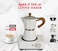 Premium Electric Moka Coffee Maker 300ml (6 Cups), 500W Fast Heating Espresso Pot with Wood Effect Handle, Keep-Warm Hot Plate and Elegant Finish