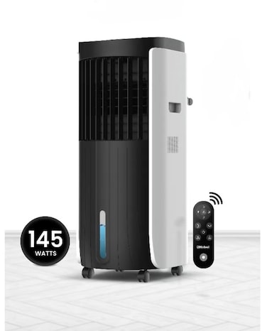 20L Portable Air Cooler with Humidifier – 3-Speed Evaporative Cooling Fan, Ionizer, Touch Panel, 24-Hour Timer, Sleep & Nature Modes, Water Protection