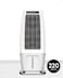 Portable 60L Air Cooler with Remote &ndash; 220W High Airflow Evaporative Cooler, Touch Control, LED Display, Auto Swing, 3 Speeds, Sleep &amp; Nature Modes, White