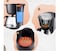 1.6L Electric Coffee Maker Machine 900W, Drip Coffee Brewer with Glass Carafe, One-Touch Operation, Large Capacity Filter Coffee Machine for Home & Office, Easy Clean, Black