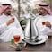 Electric Arabic Coffee Maker Dallah 700ml, Stainless Steel Arabic Coffee Pot with Digital Touch Control, Keep Warm Function, Automatic Coffee Maker for Arabic, Turkish &amp; Gahwa Coffee, Silver