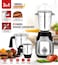Heavy Duty 3-in-1 Blender Mixer Grinder 1800W, 2L Juicer Blender, 1.1L Grinding Jar, 550ml Chutney Jar, 304 Stainless Steel Blades, 3-Speed Control Knob