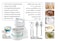 2L Electric Hand &amp; Stand Mixer, 2-in-1 Stand Mixer with Mixing Bowl, 5 Speed Kitchen Mixer, Dough Hooks &amp; Beaters, Compact Baking Mixer for Cake, Cream, Eggs &amp; Dough, White