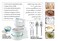 Electric Stand Mixer 2L White, 2-in-1 Hand Mixer with Stand &amp; Bowl, 5 Speed Food Mixer with Dough Hooks and Beaters for Baking, Whipping, Mixing Eggs, Cake Batter &amp; Dough