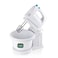 Electric Stand Mixer 2L White, 2-in-1 Hand Mixer with Stand &amp; Bowl, 5 Speed Food Mixer with Dough Hooks and Beaters for Baking, Whipping, Mixing Eggs, Cake Batter &amp; Dough