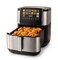 14L Digital Air Fryer Oven with Touch Screen, Healthy Ceramic Non-Stick Coating, Viewing Window & Light, 4 Cooking Functions, Large Family Air Fryer, Oil-Free Cooker