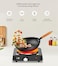 Orvix Single Burner Electric Hot Plate 1500W, Portable Countertop Stove with Adjustable Temperature Control, Compact Electric Burner for Home, Office, Dorm, RV & Camping