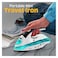 Portable Handheld Steam Iron 800W, Mini Clothes Iron with Adjustable Temperature, Non-Stick Soleplate, Compact Travel Iron for Garments, Random Color