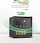 Orvix 50L Beverage Chiller Mini Refrigerator – Glass Door Cooler with Internal LED Light, Black Finish – Compact Bottle Refrigerator for Soda, Water, Juice, Beer & Drinks