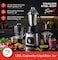 5 in 1 Mixer Grinder 1200W, High Speed Blender with 3 Speed Control, Stainless Steel Jars, Juicer Attachment, Multi-Function Kitchen Appliance for Grinding, Mixing, Blending &amp; Chutney