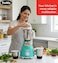 Mixer Grinder with 3 Stainless Steel Jars 750W, 3 Speed Control with Pulse, 1200ml Liquidizer, 900ml Dry Grinder & 350ml Chutney Jar,Kitchen Blender with Overload Protection  Made In India