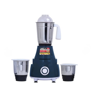 Mixer Grinder with 3 Stainless Steel Jars 750W, 3 Speed Control with Pulse, 1200ml Liquidizer, 900ml Dry Grinder & 350ml Chutney Jar,Kitchen Blender with Overload Protection  Made In India