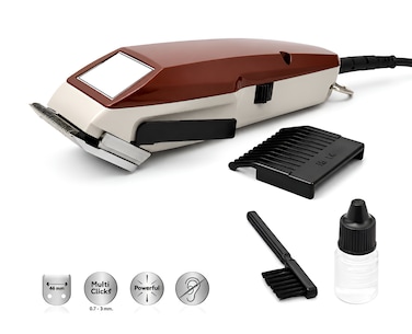 Professional Hair Clipper for Men, Beard &amp; Hair Trimmer with Full Metal Precision Blades, 5 Adjustable Cutting Lengths 0.7&ndash;3mm, Quiet High Performance Motor, Ergonomic Design