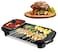 2 in 1 Electric BBQ Grill &amp; Hot Pot, Smokeless Non-Stick Korean BBQ Grill with Shabu Shabu Hot Pot, Electric Indoor Barbecue Grill with Adjustable Temperature, Family Party Cooking