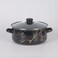 Non-Stick Casserole Pot Set 10 Pieces, Heavy-Duty Cookware with Glass Lids, 16-24cm Cooking Pots, Compatible with All Stove Types