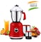 Heavy Duty Mixer Grinder 3 Jar Set Made in India   Powerful Kitchen Blender with 1.5L Liquidizer, 1.5L Stainless Steel Grinding Jar &amp; 0.5L Chutney Jar   3 Speed Control with Pulse Function