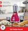 Heavy Duty 750W Mixer Grinder with 3 Stainless Steel Jars &ndash; 18,000 RPM Kitchen Blender, Liquidizer, Dry Grinder, Chutney Maker, 3 Speed Control with Pulse, Overload Protection