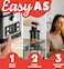 Professional 4 in 1 Heavy Duty Digital Juicer Machine, 6 Speed Control with Self-Cleaning Function, Wide Mouth Stainless Steel Juice Extractor with Juice & Pulp
