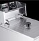 Electric Deep Fryer 6L Commercial Deep Fat Fryer with Frying Basket, Stainless Steel Countertop Fryer, Adjustable Temperature Control, Professional Oil Fryer for French Fries, Chicken, Fish &amp; Donuts