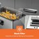 Deep Fryer Stainless Steel 3.0 LTR Capacity Adjustable Temperature Control Stainless Steel Removable Oil Container